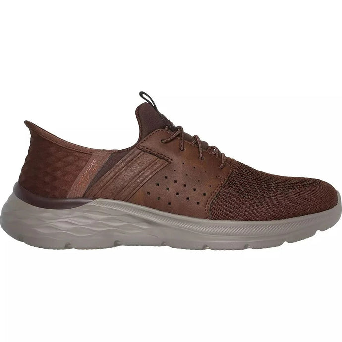 'Skechers' Men's Slip-ins RF: Garner-Newick - Brown (Extra Wide)