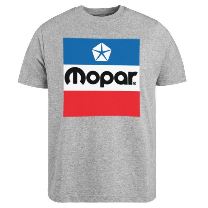 'David Carey' Men's Mopar 1972 Logo T-Shirt - Sport Grey
