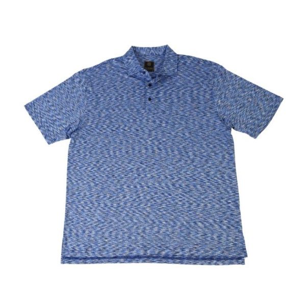 'FX Fusion' Men's Space Dye Polo - Royal