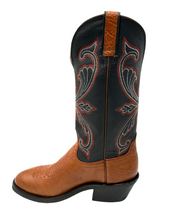 'Hondo Boots' Men's 13" Spanish Shoulder Western U Toe - Walnut / Black
