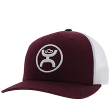 'Hooey' Men's O Classic Trucker Cap - Maroon / White