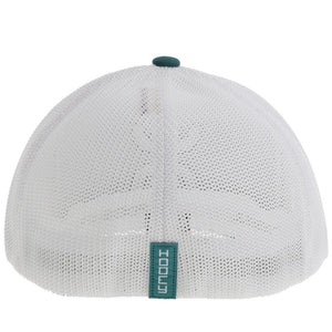 'Hooey' "Coach" Hands Up - Teal / White