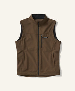 Carhartt' Men's Sandstone Mock-Neck Sherpa Vest - Dark Brown