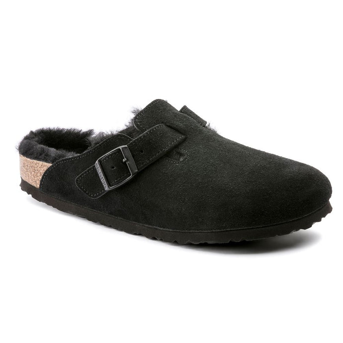 'Birkenstock' Men's Boston Shearling - Black / Black