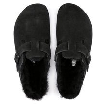 'Birkenstock' Men's Boston Shearling - Black / Black