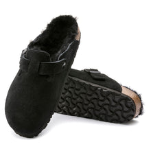 'Birkenstock' Men's Boston Shearling - Black / Black