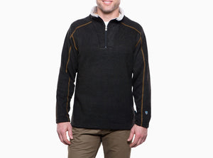 Kuhl' Men's Europa™ 1/4 Zip Sweater - Charcoal