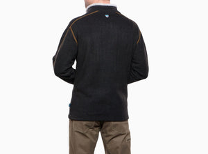 Kuhl' Men's Europa™ 1/4 Zip Sweater - Charcoal