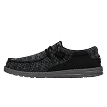 'Hey Dude' Men's Wally Stitched Fleck Woven - Black