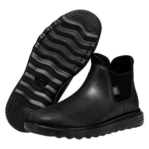 'Hey Dude' Women's Branson Craft Leather Boot - Black