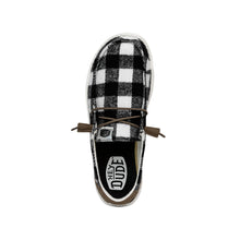 'HEY DUDE' Women's Wendy Buffalo Plaid - White / Black