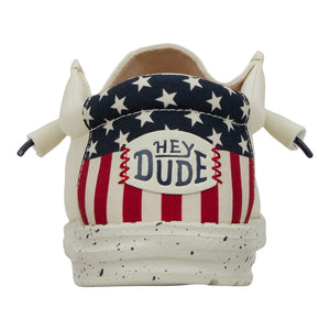 'Hey Dude' Men's Wally Americana - Off White