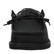 'HEY DUDE' Men's Wally Stretch Canvas - Black