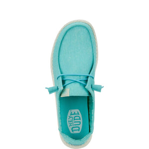 'Hey Dude' Women's Wendy Stretch Canvas - Turquoise