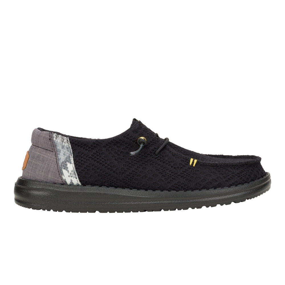 'Hey Dude' Women's Wendy Boho Crochet - Black / Black