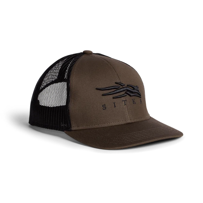 'Sitka' Men's Icon Mid Pro Trucker Cap - Bark