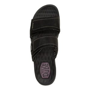 'Hey Dude' Women's Delray Slide Sandal - Black / Black