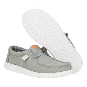 'HEY DUDE' Men's Wally Elevated - Grey / White