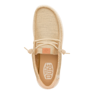 'HEY DUDE' Men's Wally Elevated - Khaki / White