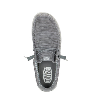 'HEY DUDE' Men's Wally Stretch Mesh - Grey