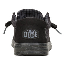 'HEY DUDE' Men's Wally Stretch Mesh - Black