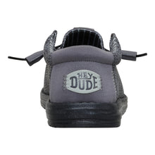'HEY DUDE' Men's Wally Stretch Sox - Granite Grey / Black