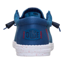 'HEY DUDE' Men's Wally Stretch Sox - Ensign Blue / Multi