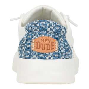 'Hey Dude' Women's Karina Boho - White / Blue