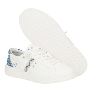 'Hey Dude' Women's Karina Boho - White / Blue