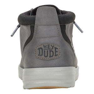 'HEY DUDE' Men's Wally Mid Griper Classic - Grey / Black