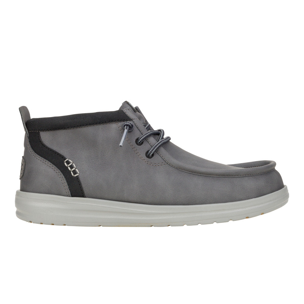 HEY DUDE' Men's Wally Mid Griper Classic - Grey / Black – Trav's