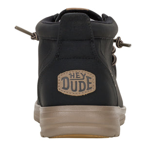 'HEY DUDE' Men's Wally Mid Griper Classic - Black/ Walnut