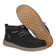 'HEY DUDE' Men's Wally Mid Griper Classic - Black/ Walnut