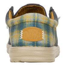 HEY D'HEY DUDE' Men's Wally Funk Waffle - Navy Plaid