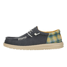 HEY D'HEY DUDE' Men's Wally Funk Waffle - Navy Plaid