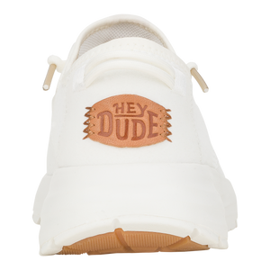 'HEY DUDE' Women's Sirocco Neutral Sneaker - White