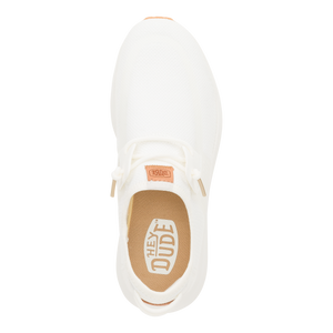 'HEY DUDE' Women's Sirocco Neutral Sneaker - White