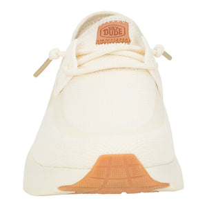 'HEY DUDE' Women's Sirocco Neutral Sneaker - Cream