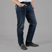 'KEY' Men's Aristocrat Lakin Straight Leg Jeans - Dark Wash
