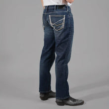 'KEY' Men's Aristocrat Lakin Straight Leg Jeans - Dark Wash