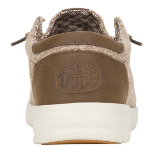 'HEY DUDE' Men's Paul Knit - Light Grey / Espresso