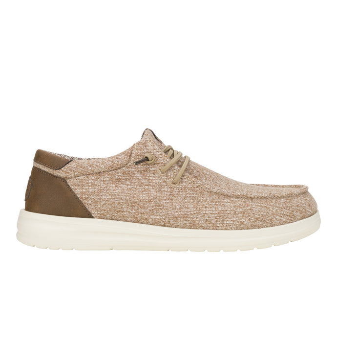 'HEY DUDE' Men's Paul Knit - Light Grey / Espresso