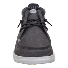 'HEY DUDE' Men's Wally Mid GripR Vin Classic - Black Oyster / Black