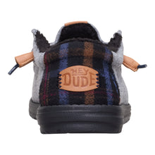 'HEY DUDE' Men's Wally Cozy Plaid - Smoke Grey / Multi
