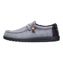 'HEY DUDE' Men's Wally Cozy Plaid - Smoke Grey / Multi