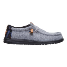'HEY DUDE' Men's Wally Cozy Plaid - Smoke Grey / Multi