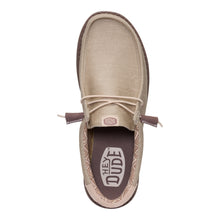 'HEY DUDE' Men's Wally Stretch Canvas Block - Crockery / Multi