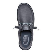 'HEY DUDE' Men's Wally Stretch Canvas Block - Granite Grey / Multi