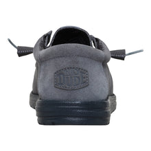 'HEY DUDE' Men's Wally Stretch Canvas Block - Granite Grey / Multi