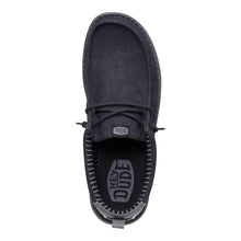'HEY DUDE' Men's Wally Vintage Classic - Black Oyster / Black